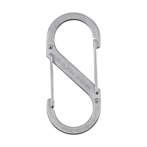 Nite Ize S karabiner #4 ( max 33kg), fémszínű (SB4-03-11_NI407)