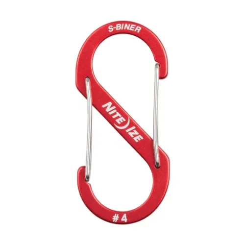 Nite Ize SBA4-10-R6 S-BINER® ALUMÍNIUM S (DUPLA) KARABINER #4 - PIROS
